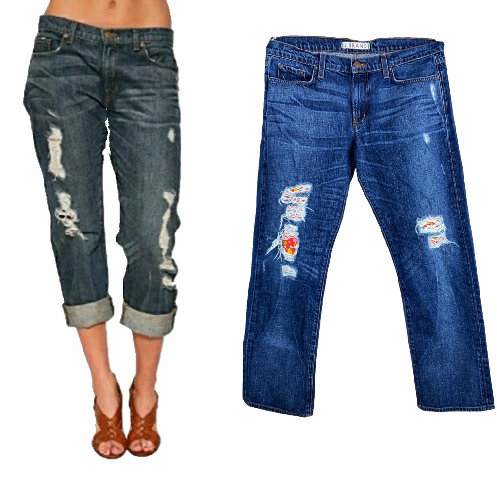 J Brand Camille Crop Boyfriend Jean, 29